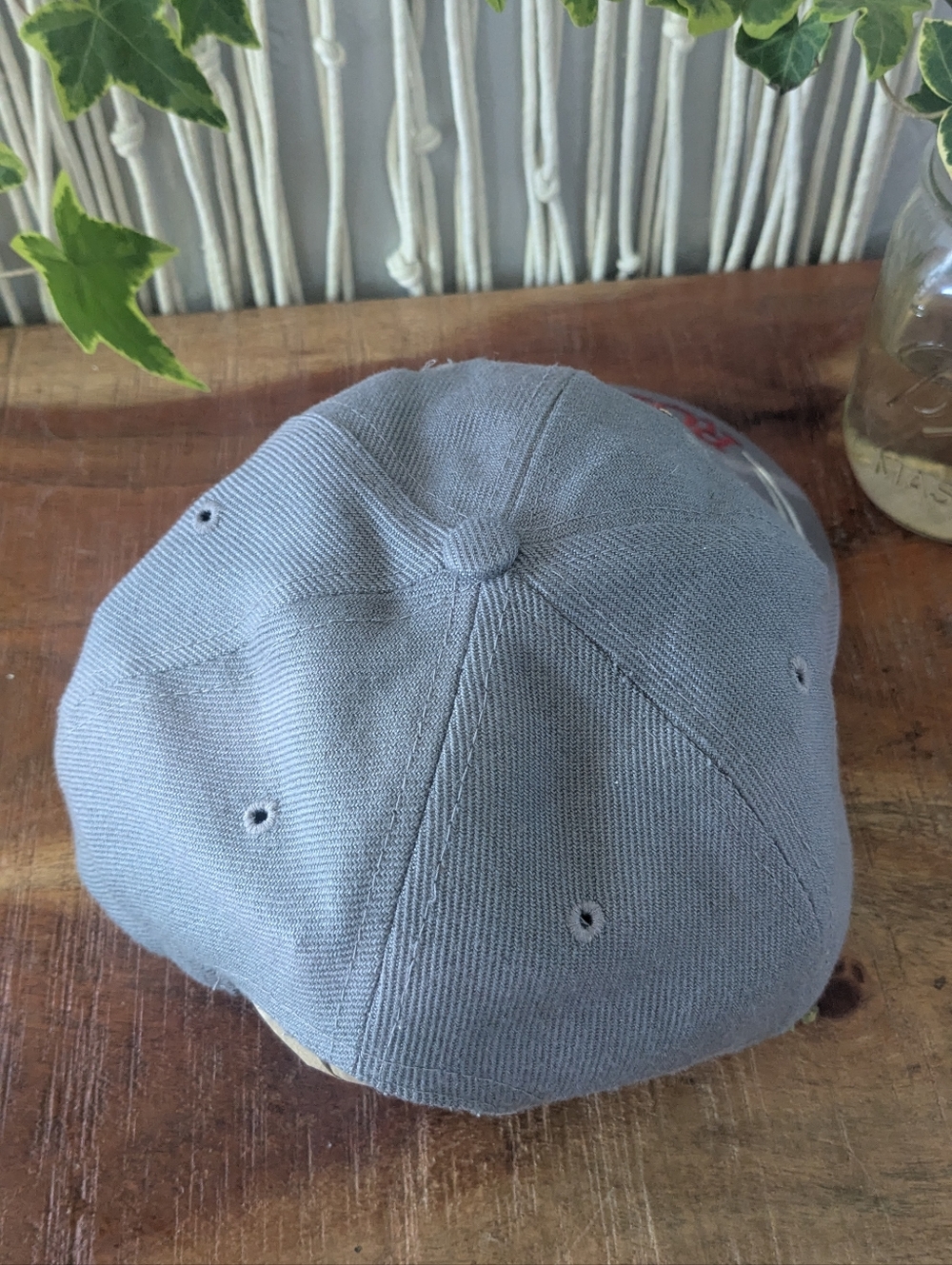 Vintage Rodeo Embroidered Baseball Cap - Gray / Adjustable - Picture 3 of 5
